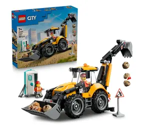 LEGO® City 60480 Żółta ładowarka z koparką / Liczba elementów: 301 / od 7 lat