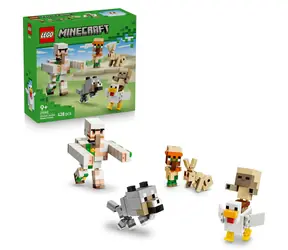 LEGO® Minecraft® 21592 Kurczak Dżokej i atak na pustynię / Liczba elementów: 428 / od 9 lat