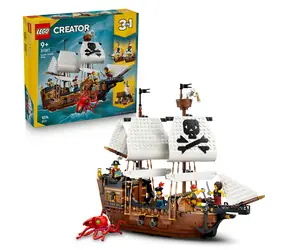 LEGO® Creator 3 w 1 31387 Kultowy statek piracki / Liczba elementów: 1074 / od 9 lat