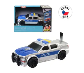 Wykonano 24313 - Samochód policyjny / na baterie / światło + dźwięk / od 3 lat