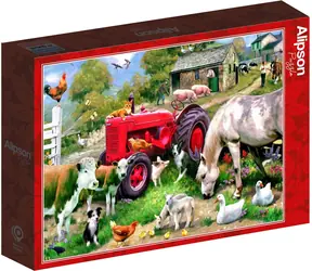 Puzzle ALIPSON Na farmie / 1000 elementów / od 14 lat