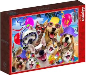ALIPSON Puzzle Selfie Beach Party / 1000 elementów / od 14 lat