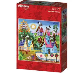 ALIPSON Puzzle kwadratowe Spotkanie bocianów / 1000 elementów / od 14 lat