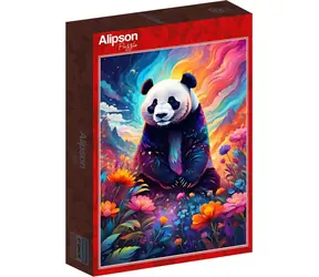 ALIPSON Puzzle Kolorowa Panda / 1000 elementów / od 14 lat