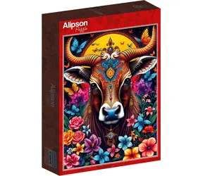 Puzzle ALIPSON Krowa i sekret kwiatów / 1000 elementów / od 14 lat
