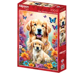 ALIPSON Puzzle Miłość Matki: Psy / 1000 elementów / od 14 lat