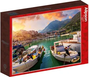 Puzzle ALIPSON Statki w sycylijskim porcie / 1000 elementów / od 14 lat