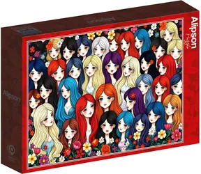 ALIPSON Puzzle Damy z Tajemniczego Ogrodu / 1000 elementów / od 14 lat