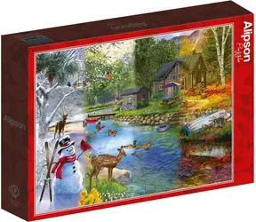 Puzzle ALIPSON Przejścia sezonowe / 1000 elementów / od 14 lat