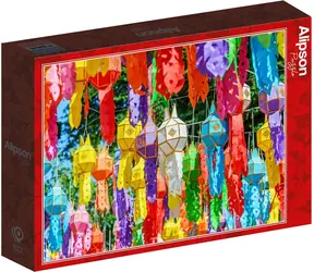 ALIPSON Puzzle Kolorowe Latarnie / 500 elementów / od 12 lat