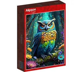 ALIPSON Puzzle Niebieska Sowa / 500 elementów / od 12 lat