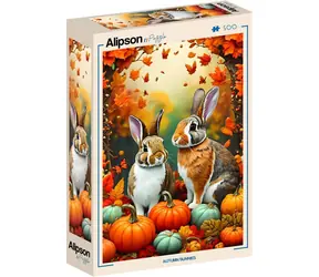 Puzzle ALIPSON Jesienne króliczki / 500 elementów / od 12 lat