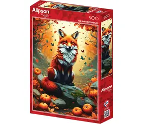 ALIPSON Puzzle Jesienny Lis / 500 elementów / od 12 lat