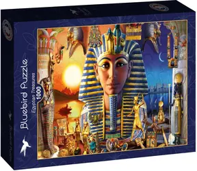 Puzzle BlueBird Skarby Egiptu / 1000 elementów / od 14 lat