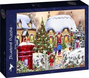 Puzzle BlueBird Zimowy domek / 1000 elementów / od 14 lat