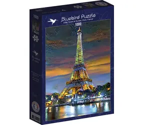 Puzzle BlueBird Wieża Eiffla o zachodzie słońca, Paryż, Francja / 1000 elementów / od 14 lat