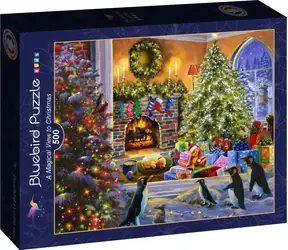 Puzzle BlueBird Magiczny widok na święta Bożego Narodzenia / 500 elementów / od 12 lat