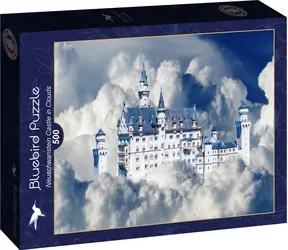 Puzzle BlueBird Zamek Neuschwanstein w chmurach / 500 elementów / od 12 lat