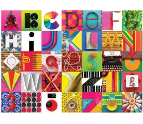 COBBLE HILL Puzzle Znalezione Alfabet / 1000 elementów / od 14 lat