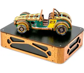 Wooden City puzzle 3D Roadster Edycja limitowana / 115 elementów / od 14 lat