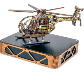 Wooden City puzzle 3D helikopter, edycja limitowana / 178 elementów / od 14 lat