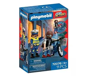 Playmobil® Action Heores 72076 Złodzieje rowerów / Liczba elementów: 11 / od 4 lat