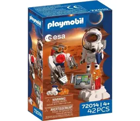 Playmobil® Space 72014 ESA: Astronauta z robotem / Liczba elementów: 42 / od 4 lat