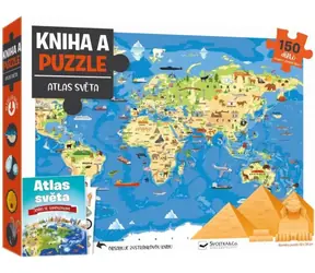 Książka i układanka Svojtka & Co.: Atlas świata / od 8 lat