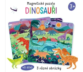 Svojtka & Co. Puzzle magnetyczne Dinozaury 3x16 elementów / od 3 lat