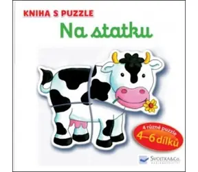Svojtka & Co. Książka z łamigłówkami: Na farmie / od 18 miesięcy