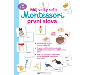 Svojtka & Co. Mój duży zeszyt ćwiczeń Montessori: Pierwsze słowa / od 3 lat