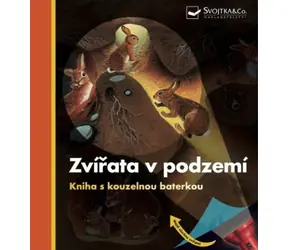 Svojtka i spółka Zwierzęta w podziemiach Książka z magiczną latarką / od 3 lat