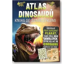 Atlas dinozaurów Svojtka & Co. Książka z naklejkami / od 3 lat