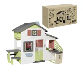 Smoby Life Friends House Playhouse z kuchnią, rozszerzalny / od 2 lat