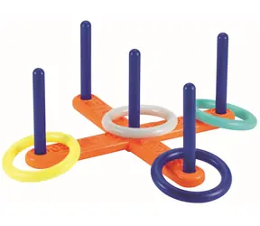 Ecoiffier Ring toss cross + 4 kółka / od 2 lat