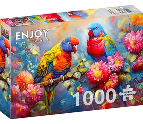 CIESZ SIĘ Puzzle Tropical Companions / 1000 elementów / od 14 lat