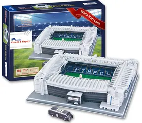 CLEVER&HAPPY Puzzle 3D Stadion White Hart Lane - FC Tottenham Hotspur / 198 elementów / od 3 lat