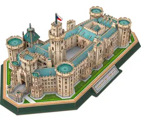 CubicFun Puzzle 3D Zamek Hluboká / 158 elementów / od 8 lat