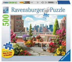 Ravensburger Puzzle Ogród na dachu XXL / 500 elementów / od 12 lat