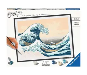 Kolekcja Ravensburger CreArt ART - Wielka fala (Hokusai) - malowanie po numerach / od 14 lat