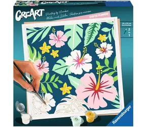 Ravensburger CreArt Rośliny egzotyczne - malowanie po numerach / od 12 lat