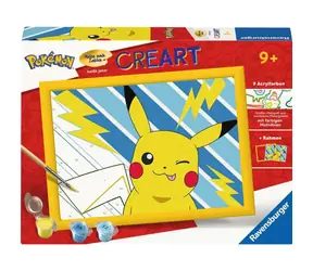 Ravensburger CreArt Cheeky Pikachu - malowanie po numerach / od 9 lat