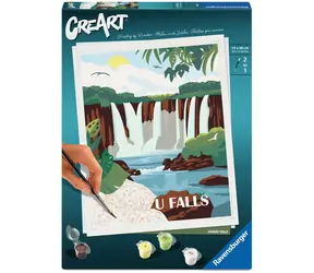 Ravensburger CreArt Wodospady Iguazu - malowanie po numerach / od 12 lat