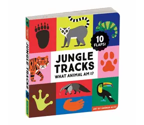 Książka Mudpuppy Jungle Footprints / Wersja językowa: EN / od 4 lat
