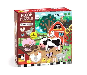 Mudpuppy Puzzle podłogowe Farm Friends 25 elementów / od 2 lat