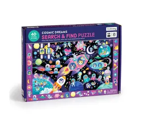 Puzzle Mudpuppy Szukaj i znajdź Kosmiczne Marzenia / 64 elementy / od 4 lat