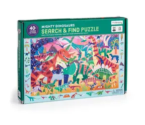 Puzzle Mudpuppy Majestic Dinosaurs / 64 elementy / od 4 lat