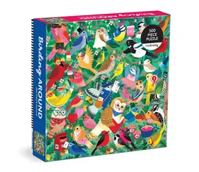 Puzzle Mudpuppy Bird World / 500 elementów / od 8 lat