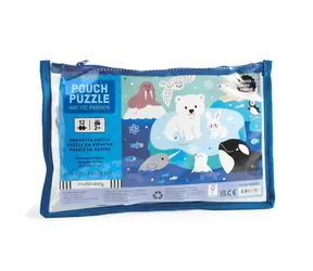 Puzzle Mudpuppy w torebce Przyjaciele Lodu / 12 elementów / od 3 lat