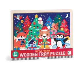 Puzzle Mudpuppy Świąteczne / 12 elementów / od 2 lat